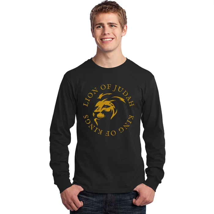 Christian Faith Lion Of Judah Gift Long Sleeve Shirt