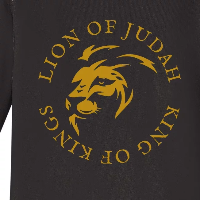 Christian Faith Lion Of Judah Gift Baby Long Sleeve Bodysuit