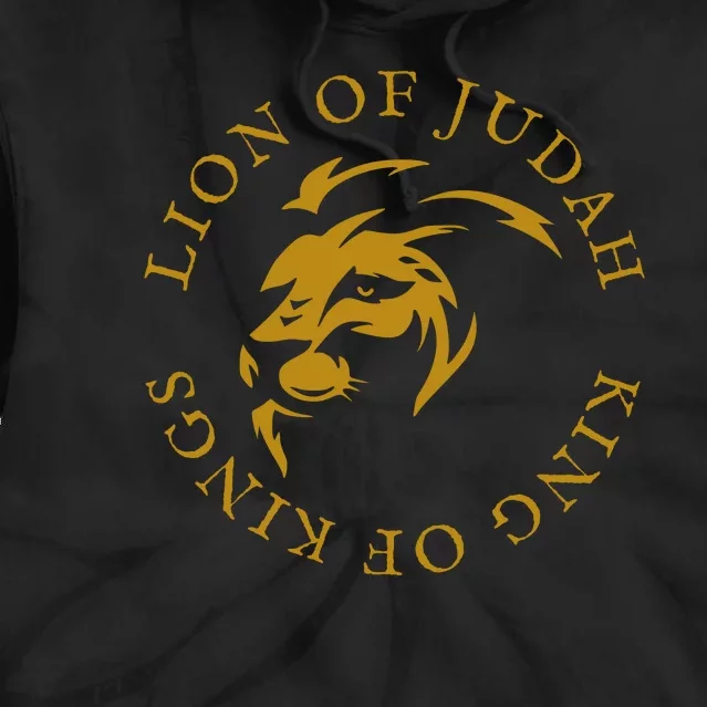 Christian Faith Lion Of Judah Gift Tie Dye Hoodie