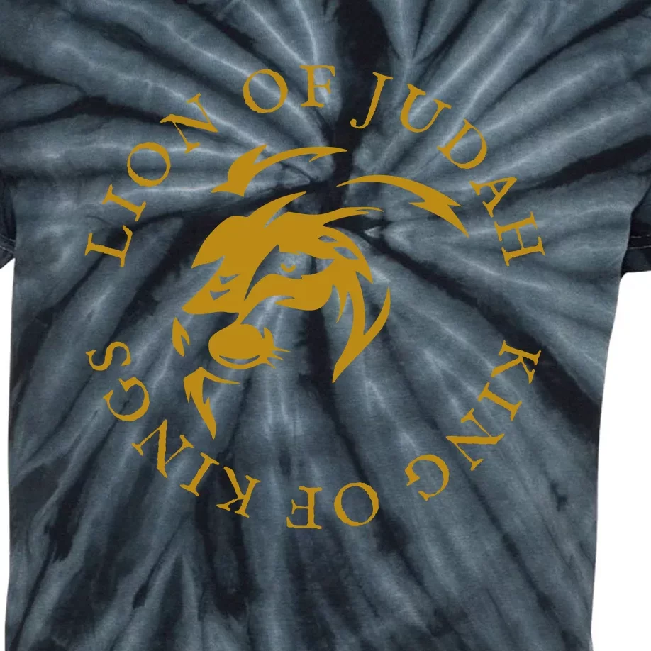 Christian Faith Lion Of Judah Gift Kids Tie-Dye T-Shirt