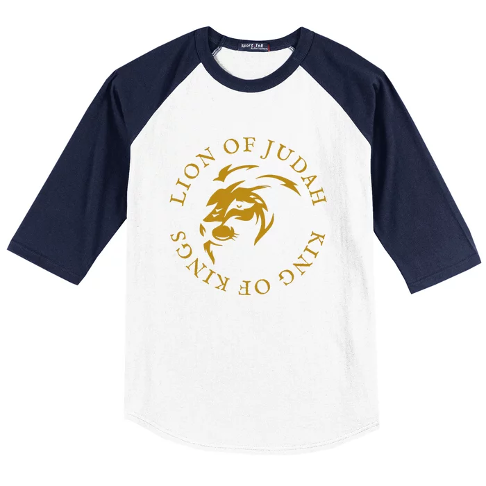 Christian Faith Lion Of Judah Gift Baseball Sleeve Shirt