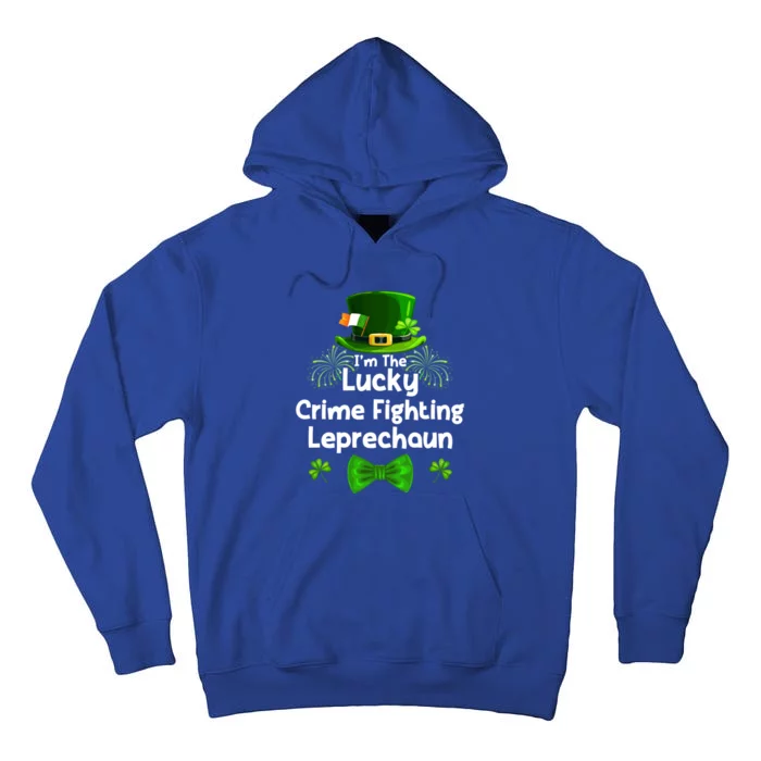 Crime Fighting Leprechaun St Patricks Day Police Officer Cop Gift Tall Hoodie