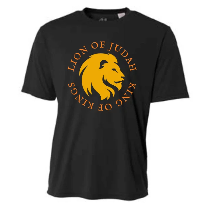 Christian Faith Lion Of Judah Gift Cooling Performance Crew T-Shirt