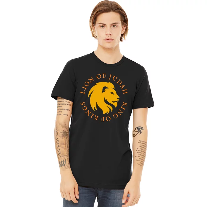 Christian Faith Lion Of Judah Gift Premium T-Shirt