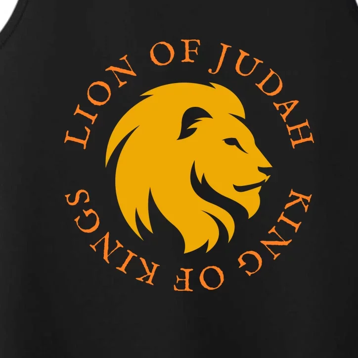 Christian Faith Lion Of Judah Gift Performance Tank