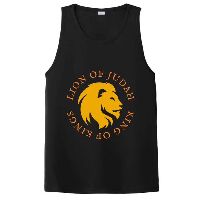 Christian Faith Lion Of Judah Gift Performance Tank