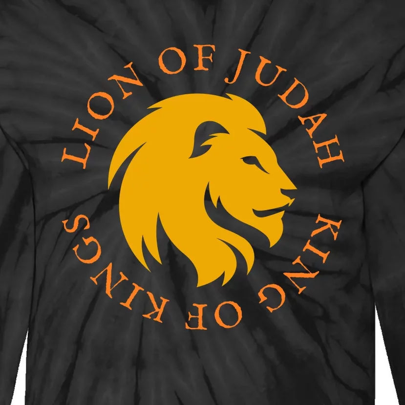 Christian Faith Lion Of Judah Gift Tie-Dye Long Sleeve Shirt