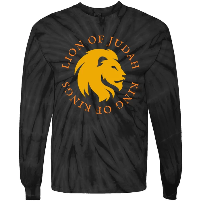 Christian Faith Lion Of Judah Gift Tie-Dye Long Sleeve Shirt