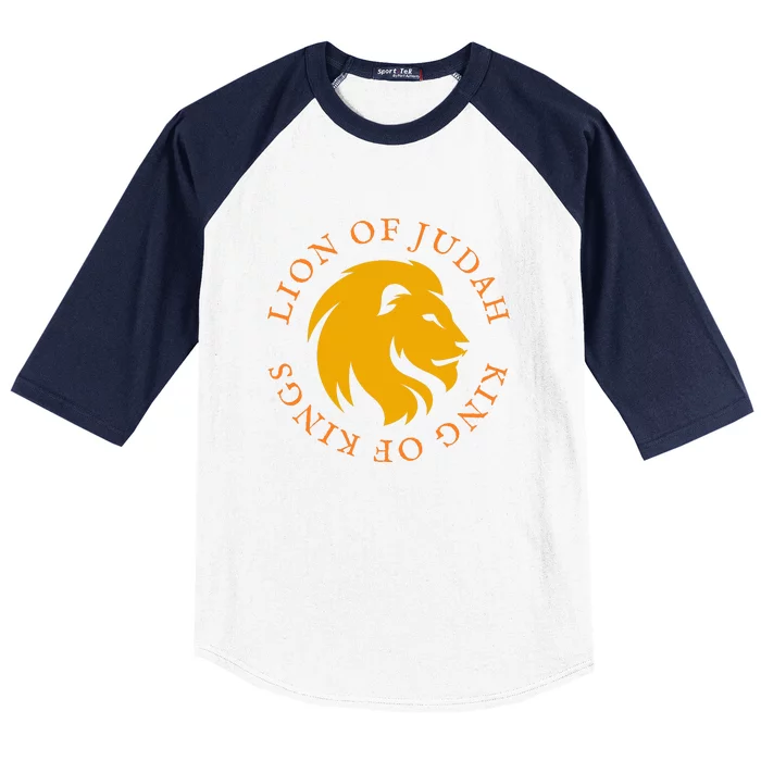 Christian Faith Lion Of Judah Gift Baseball Sleeve Shirt