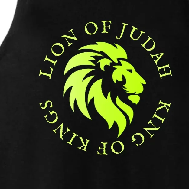 Christian Faith Lion Of Judah Gift Ladies Tri-Blend Wicking Tank