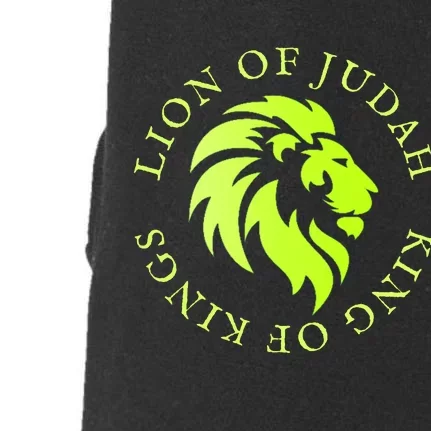 Christian Faith Lion Of Judah Gift Doggie 3-End Fleece Hoodie