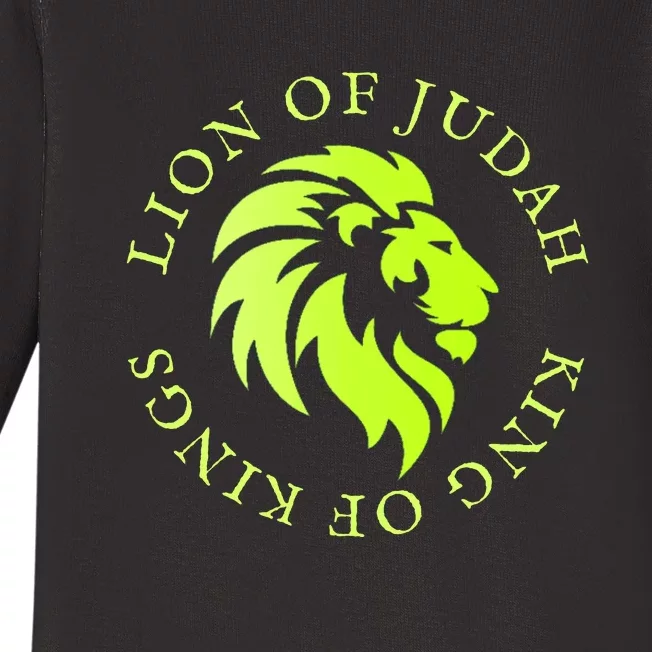 Christian Faith Lion Of Judah Gift Baby Long Sleeve Bodysuit