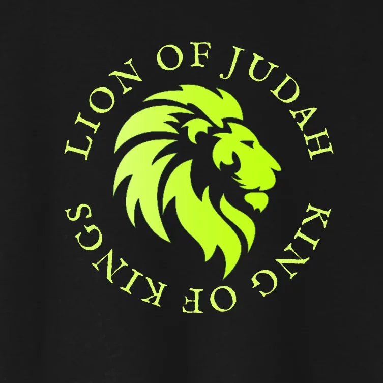 Christian Faith Lion Of Judah Gift Women's Crop Top Tee