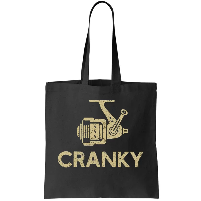 Crankbait Fishing Lure Cranky Funny Gift Ideas For Fishing Tote Bag