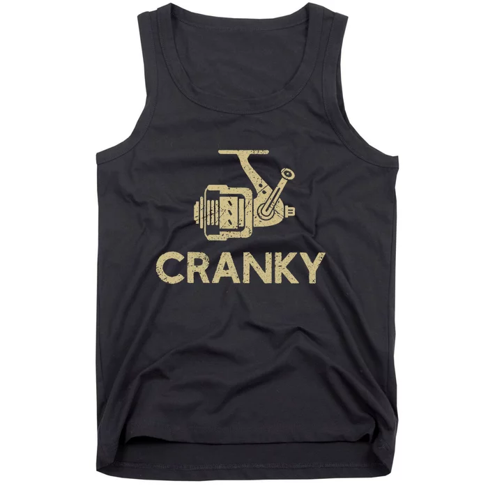 Crankbait Fishing Lure Cranky Funny Gift Ideas For Fishing Tank Top