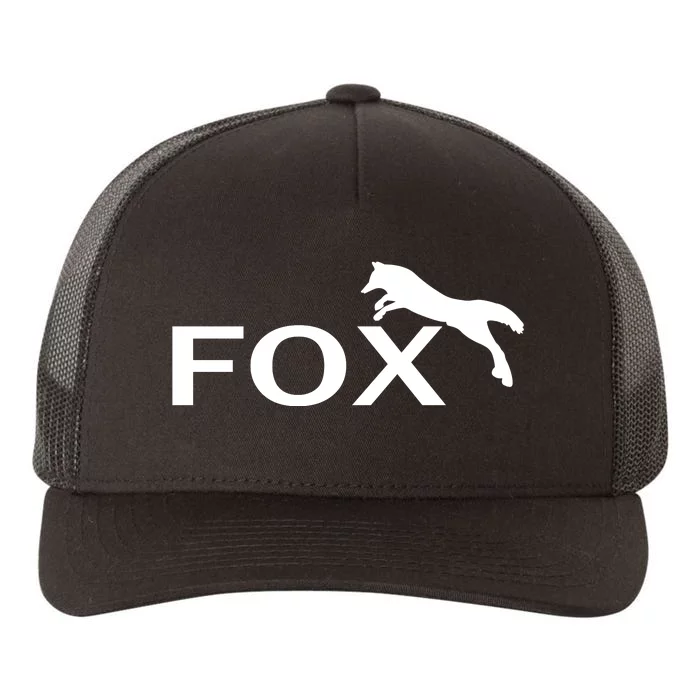 Cute Fox Logo Yupoong Adult 5-Panel Trucker Hat