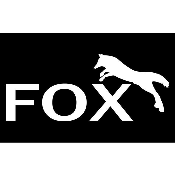 Cute Fox Logo Bumper Sticker