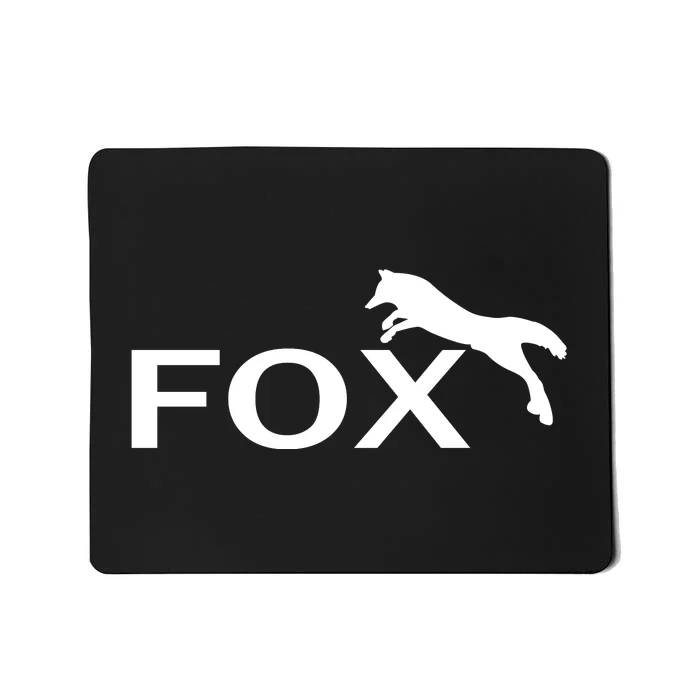 Cute Fox Logo Mousepad