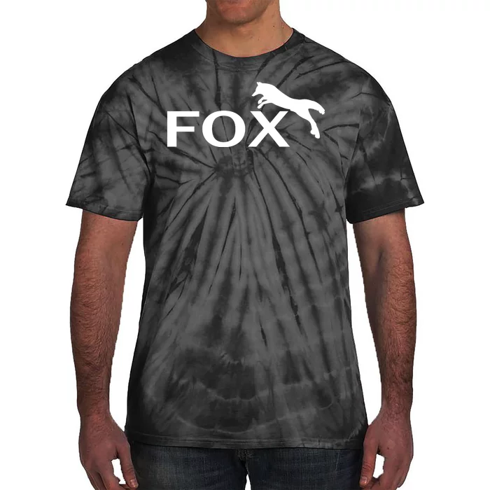 Cute Fox Logo Tie-Dye T-Shirt