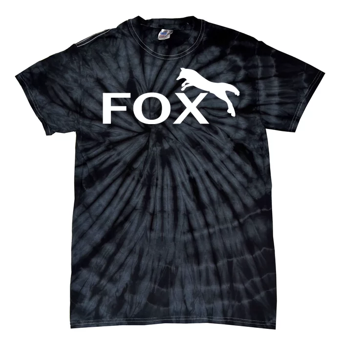 Cute Fox Logo Tie-Dye T-Shirt