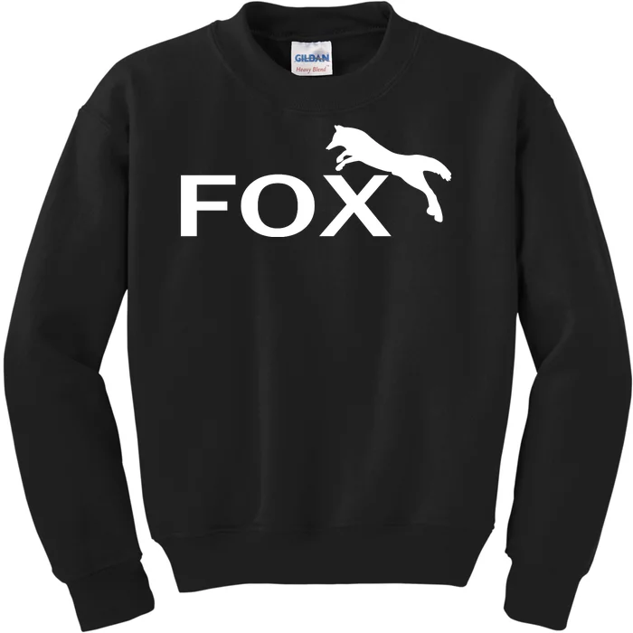 Cute Fox Logo Kids Sweatshirt