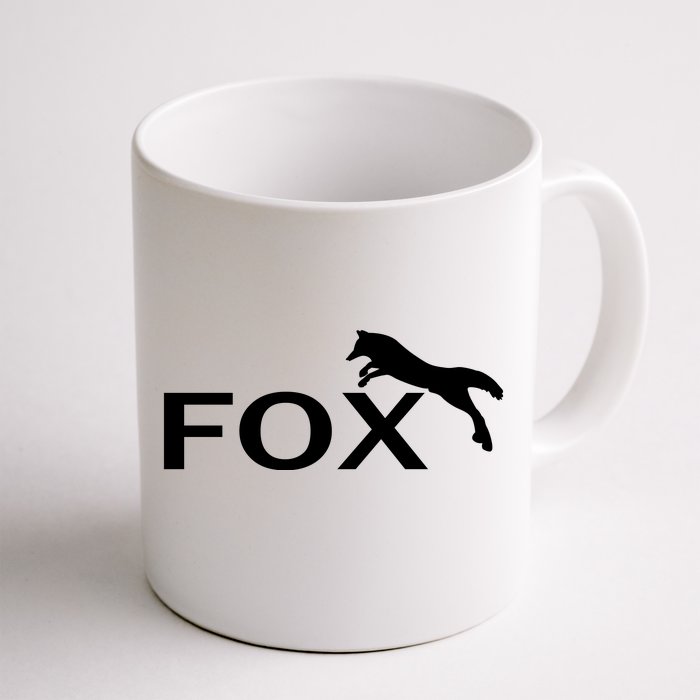 Cute Fox Logo Front & Back Coffee Mug