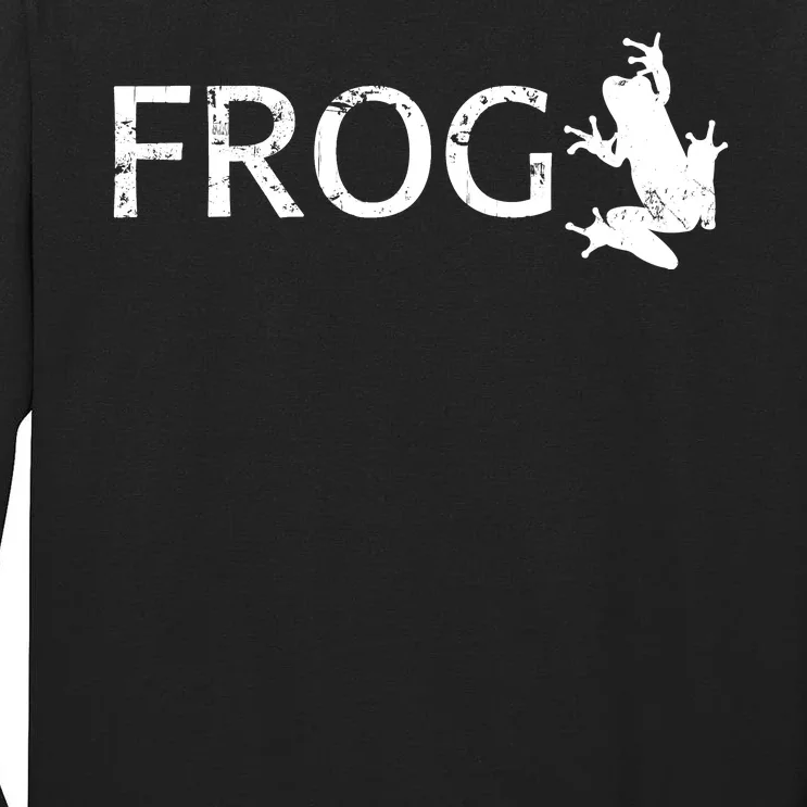 Cute Frog Logo Tall Long Sleeve T-Shirt