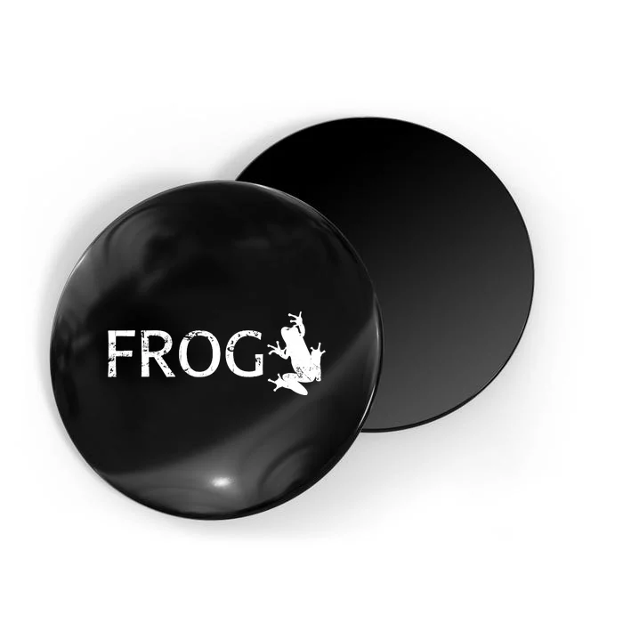 Cute Frog Logo Magnet