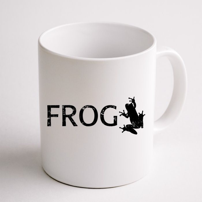 Cute Frog Logo Front & Back Coffee Mug