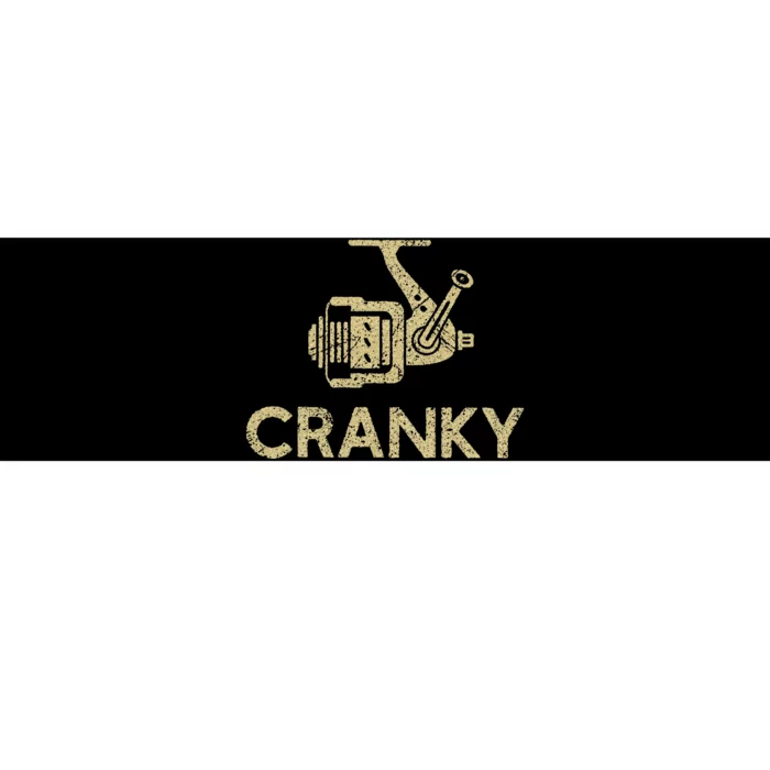 Crankbait Fishing Lure Cranky Bumper Sticker