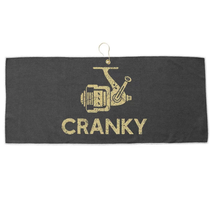 Crankbait Fishing Lure Cranky Large Microfiber Waffle Golf Towel