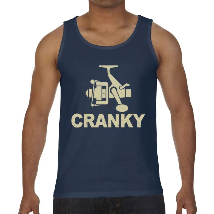 Crankbait Fishing Lure Cranky Funny Fishing Gift Comfort Colors® Tank Top