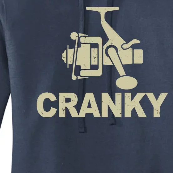 Crankbait Fishing Lure Cranky Funny Fishing Gift Women's Pullover Hoodie