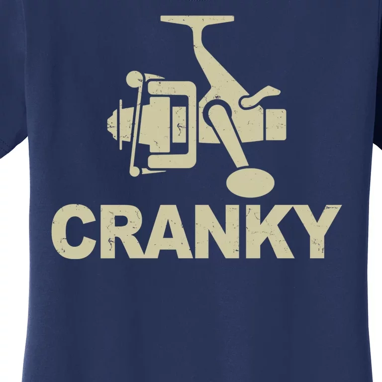 Crankbait Fishing Lure Cranky Funny Fishing Gift Women's T-Shirt