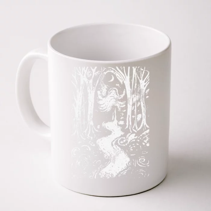 Creepy Forest Lazy Halloween Costume Spooky Gothic Front & Back Coffee Mug