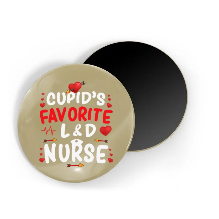 Cupid's Favorite L&D Nurse Cute Valentine's Day Nurses Gifts Magnet