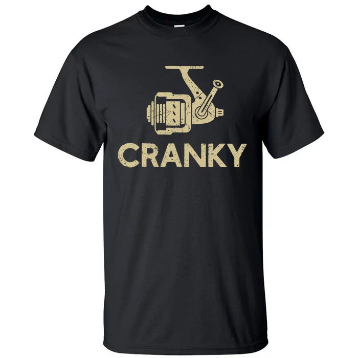 Crankbait Fishing Lure Cranky Funny Gift Ideas For Fishing Tall T-Shirt