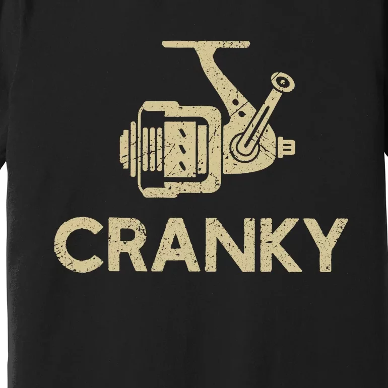 Crankbait Fishing Lure Cranky Funny Gift Ideas For Fishing Premium T-Shirt