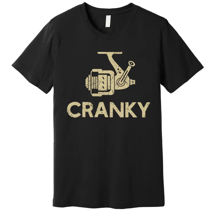 Crankbait Fishing Lure Cranky Funny Gift Ideas For Fishing Premium T-Shirt