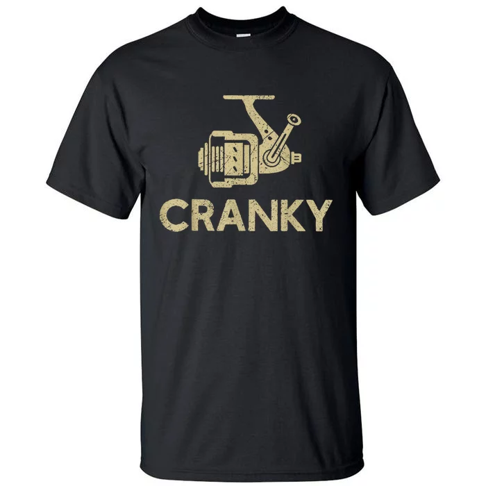 Crankbait Fishing Lure Cranky Funny Gift Ideas For Fishing Tall T-Shirt