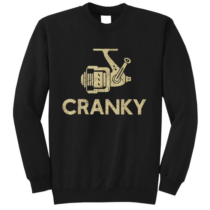 Crankbait Fishing Lure Cranky Funny Gift Ideas For Fishing Tall Sweatshirt