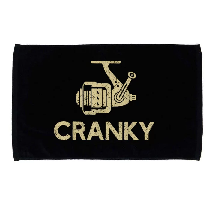 Crankbait Fishing Lure Cranky Funny Gift Ideas For Fishing Microfiber Hand Towel