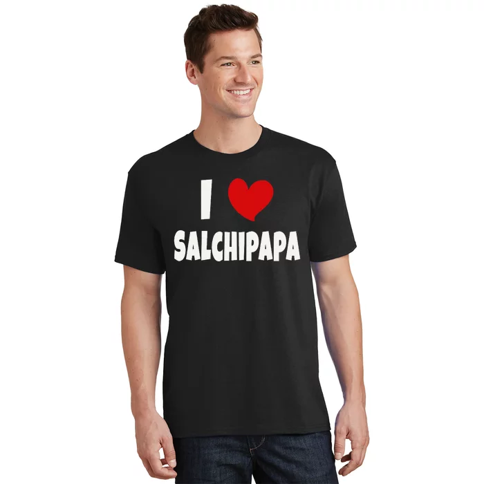 Colombian Food Lover Colombia I Love Salchipapa T-Shirt