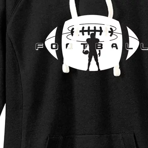 Cool Football Logo Sports Fan Women's Fleece Hoodie