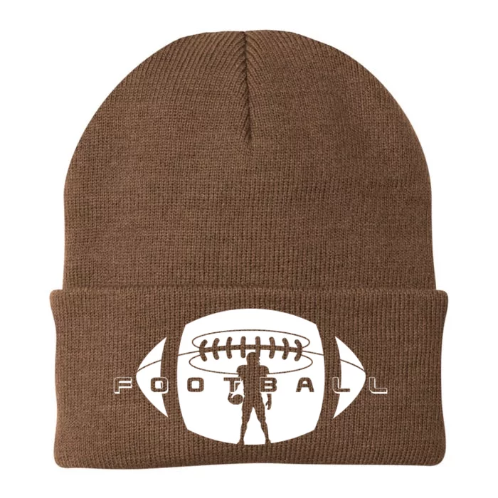 Cool Football Logo Sports Fan Knit Cap Winter Beanie