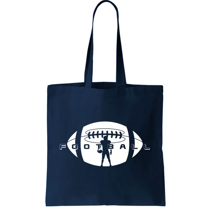 Cool Football Logo Sports Fan Tote Bag