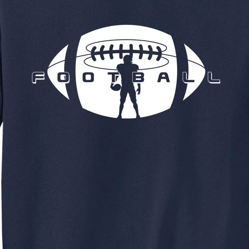 Cool Football Logo Sports Fan Tall Sweatshirt