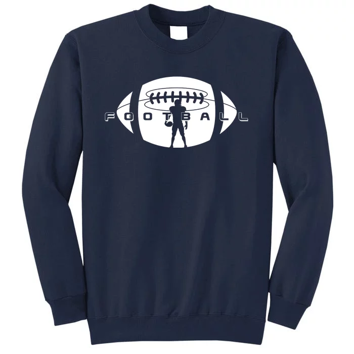 Cool Football Logo Sports Fan Tall Sweatshirt