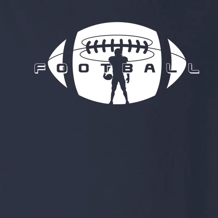 Cool Football Logo Sports Fan Toddler Long Sleeve Shirt