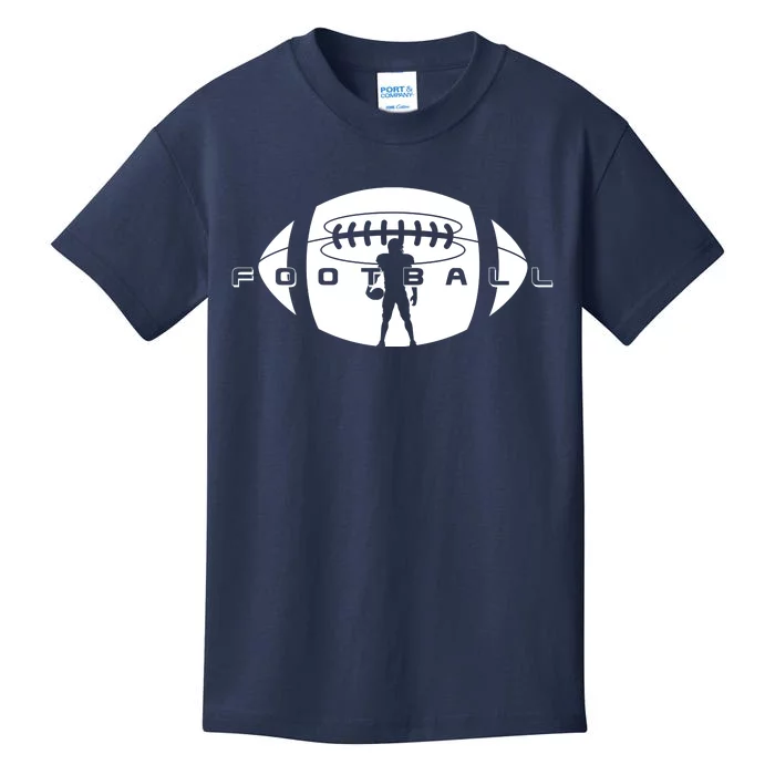 Cool Football Logo Sports Fan Kids T-Shirt